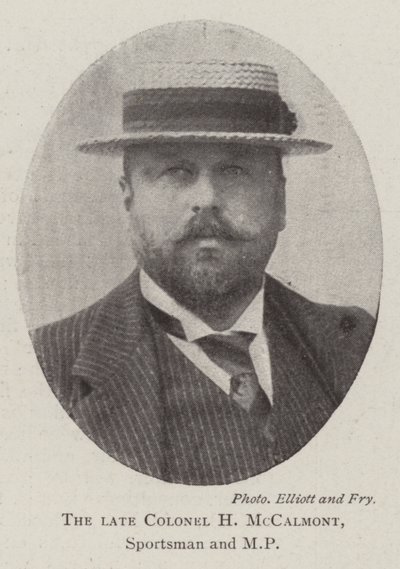 Zesnulý plukovník H McCalmont, sportovec a poslanec od English Photographer