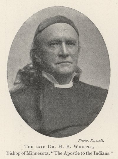 Zesnulý Dr. H. B. Whipple, biskup z Minnesoty, apoštol Indiánů od English Photographer