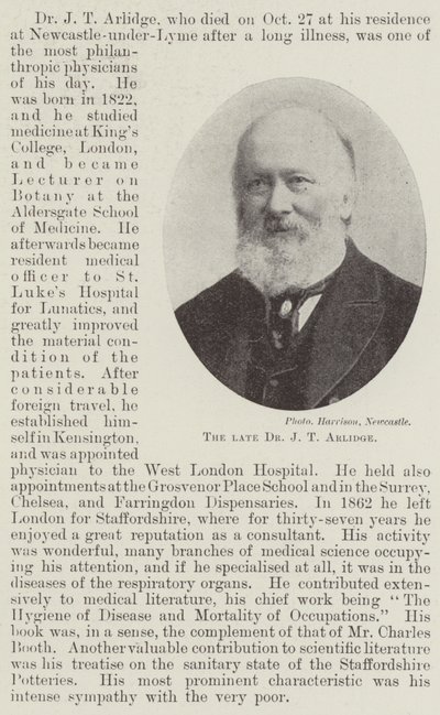 Zesnulý doktor JT Arlidge od English Photographer