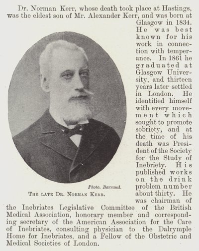 Zesnulý doktor Norman Kerr od English Photographer