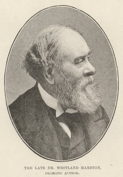 Zesnulý Dr Westland Marston, dramatický autor od English Photographer