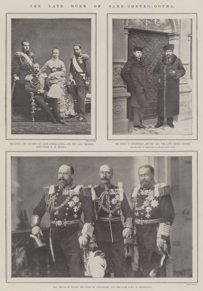 Zesnulý vévoda Saxe-Coburg-Gotha od English Photographer