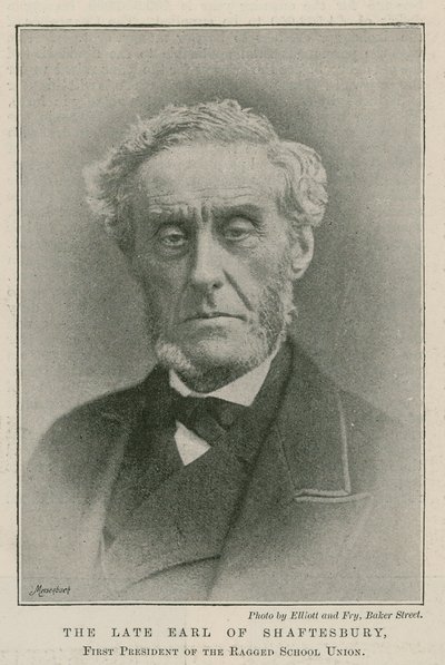 Zesnulý hrabě z Shaftesbury, první prezident Ragged School Union od English Photographer