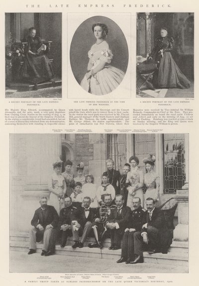 Zesnulá císařovna Frederick od English Photographer