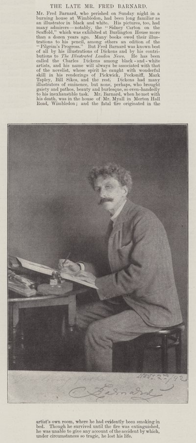 Zesnulý Fred Barnard od English Photographer