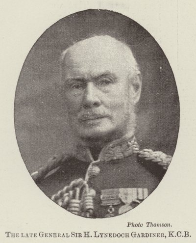 Zesnulý generál Sir H Lynedoch Gardiner, KCB od English Photographer