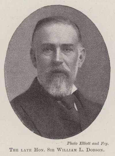 Zesnulý ctihodný sir William L Dobson od English Photographer