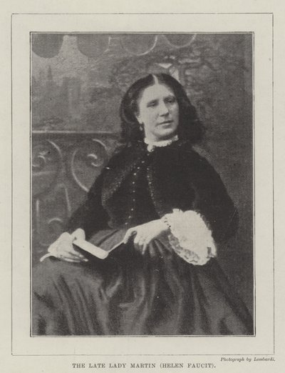 Zesnulá Lady Martin (Helen Faucet) od English Photographer