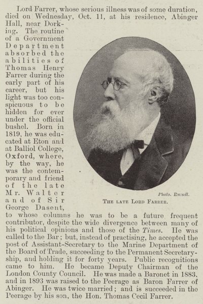 Zesnulý lord Farrer od English Photographer