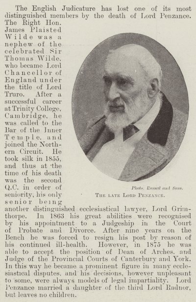 Zesnulý lord Penzance od English Photographer