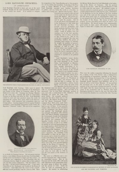 Zesnulý lord Randolph Churchill od English Photographer