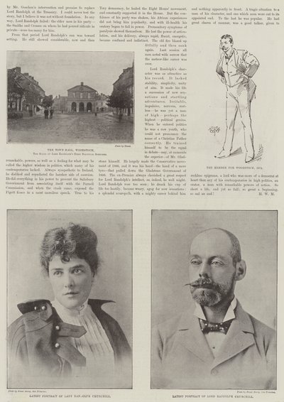Zesnulý lord Randolph Churchill od English Photographer