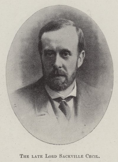 Zesnulý lord Sackville Cecil od English Photographer