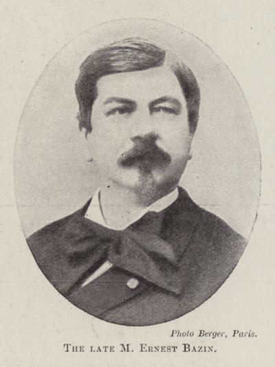 Zesnulý M Ernest Bazin od English Photographer