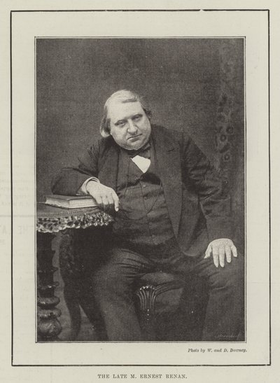 Zesnulý M Ernest Renan od English Photographer