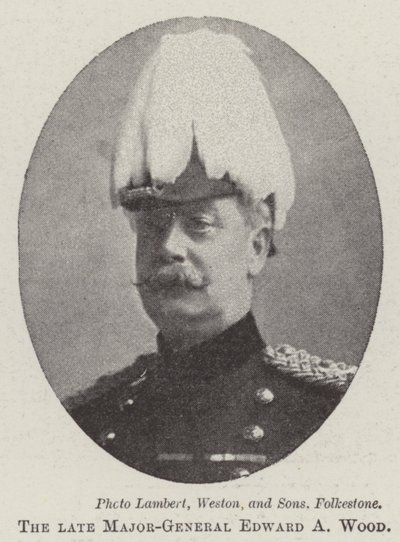 Zesnulý generálmajor Edward A Wood od English Photographer