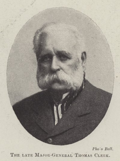 Zesnulý generálmajor Thomas Clerk od English Photographer
