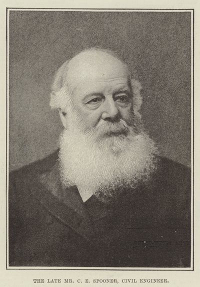 Zesnulý pan C E Spooner, stavební inženýr od English Photographer