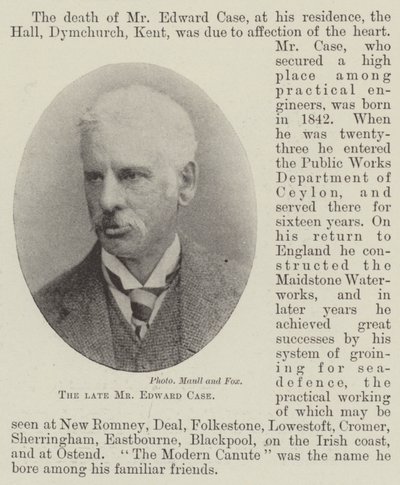 Zesnulý pan Edward Case od English Photographer