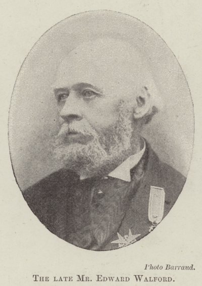 Zesnulý pan Edward Walford od English Photographer