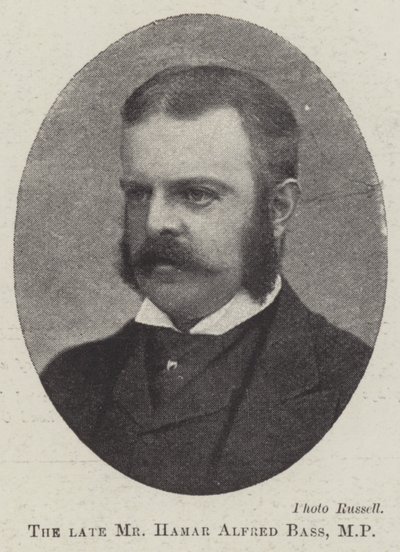 Zesnulý pan Hamar Alfred Bass, MP od English Photographer