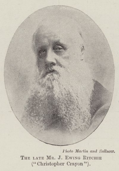 Zesnulý pan J Ewing Ritchie, Christopher Crayon od English Photographer