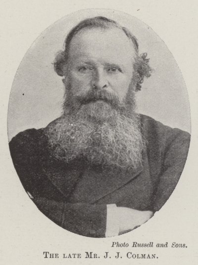 Zesnulý pan J J Colman od English Photographer