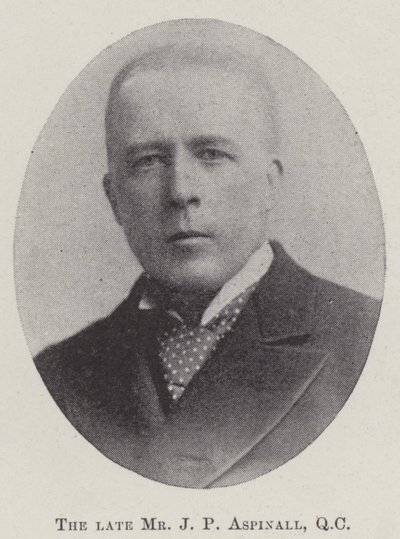 Zesnulý pan J P Aspinall, QC od English Photographer