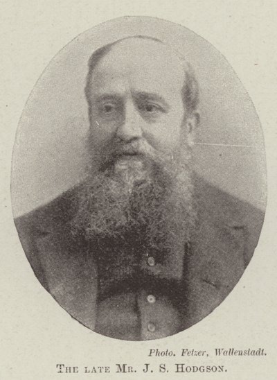 Zesnulý pan JS Hodgson od English Photographer