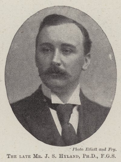 Zesnulý pan J. S. Hyland, PhD, FGS od English Photographer
