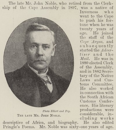 Zesnulý pan John Noble od English Photographer
