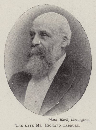Zesnulý pan Richard Cadbury od English Photographer