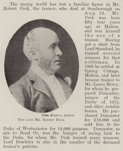 Zesnulý pan Robert Peck od English Photographer