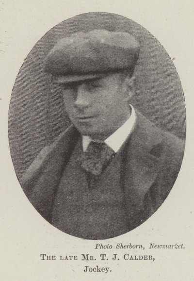 Zesnulý pan T J Calder, žokej od English Photographer