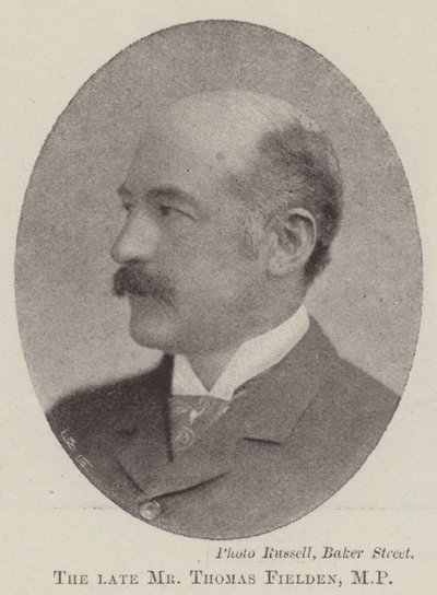 Zesnulý pan Thomas Fielden, MP od English Photographer