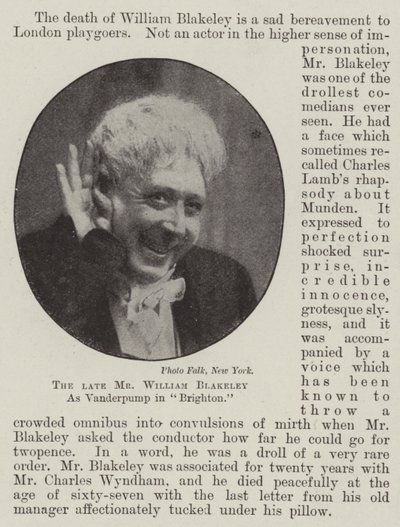 Zesnulý pan William Blakeley jako Vanderpump v Brightonu od English Photographer