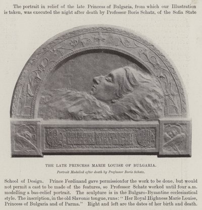 Zesnulá princezna Marie Louise Bulharská od English Photographer