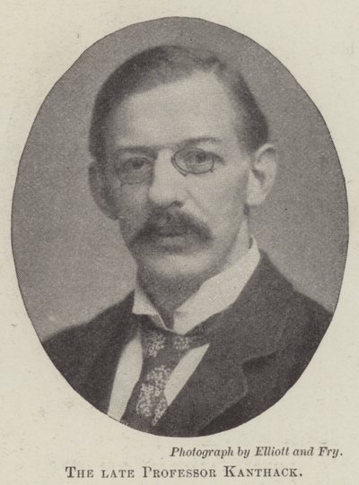 Zesnulý profesor Kanthack od English Photographer