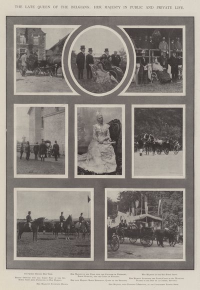 Zesnulá belgická královna, Její Veličenstvo ve veřejném a soukromém životě od English Photographer