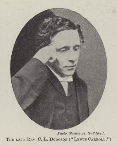Zesnulý reverend CL Dodgson, Lewis Carroll od English Photographer