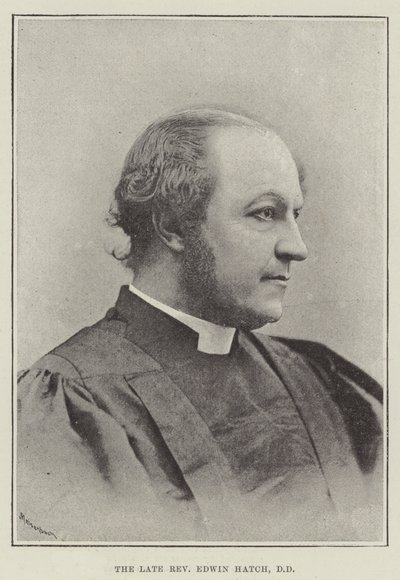 Zesnulý reverend Edwin Hatch, DD od English Photographer