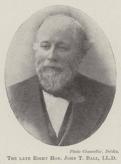 Zesnulý ctihodný John T Ball, LLD od English Photographer