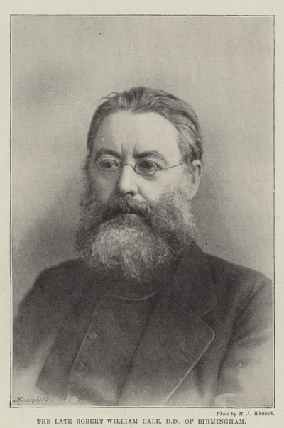 Zesnulý Robert William Dale, DD, z Birminghamu od English Photographer