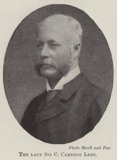 Zesnulý Sir C Cameron Lees od English Photographer