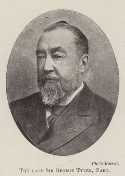 Zesnulý sir George Tyler; Baronet od English Photographer
