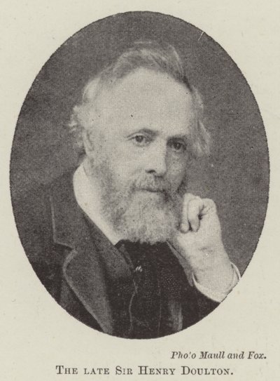 Zesnulý sir Henry Doulton od English Photographer