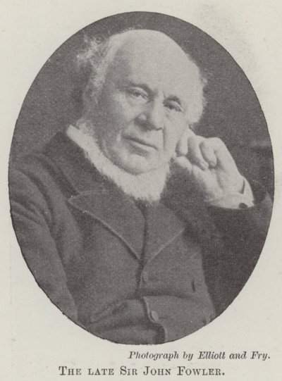 Zesnulý sir John Fowler od English Photographer