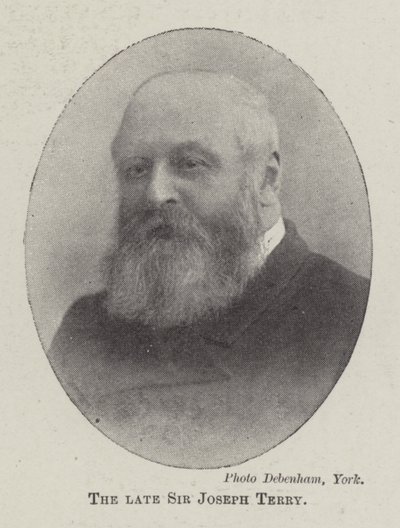 Zesnulý sir Joseph Terry od English Photographer