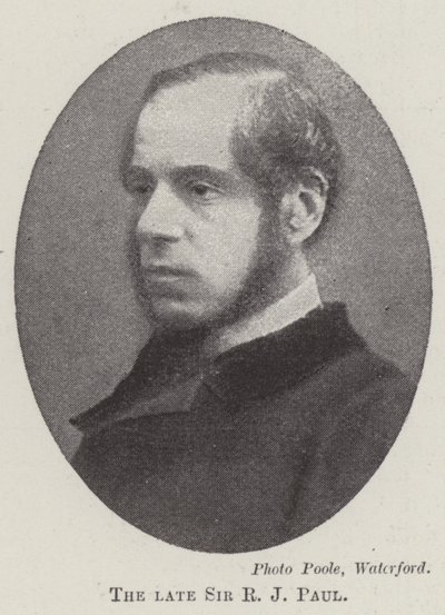 Zesnulý Sir R J Paul od English Photographer
