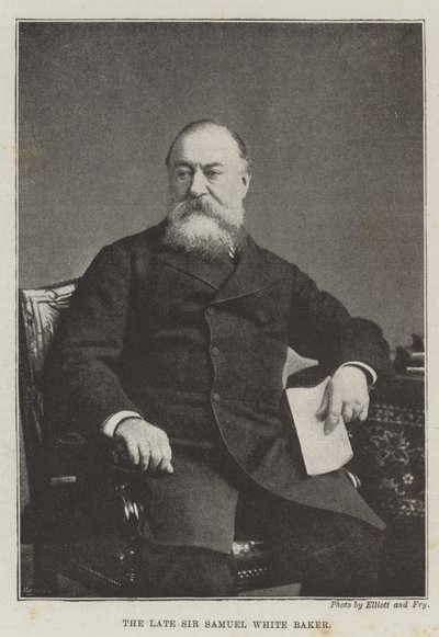 Zesnulý sir Samuel White Baker od English Photographer